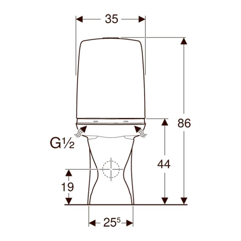 Spira 6262 Skjult P-ls