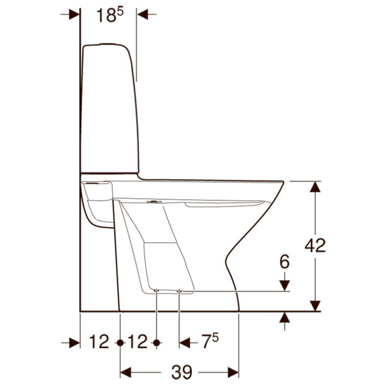 Spira 6262 Skjult P-ls