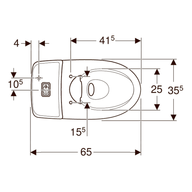 Spira 6262 Skjult P-ls