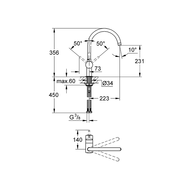 Grohe Minta uden udtrk
